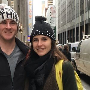 Pom Pom Knit Beanie Black with Sparkles Womens